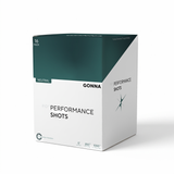 GONNA P.O1 Performance Shots 16-pack box, 200mg caffeine per 25ml shot
