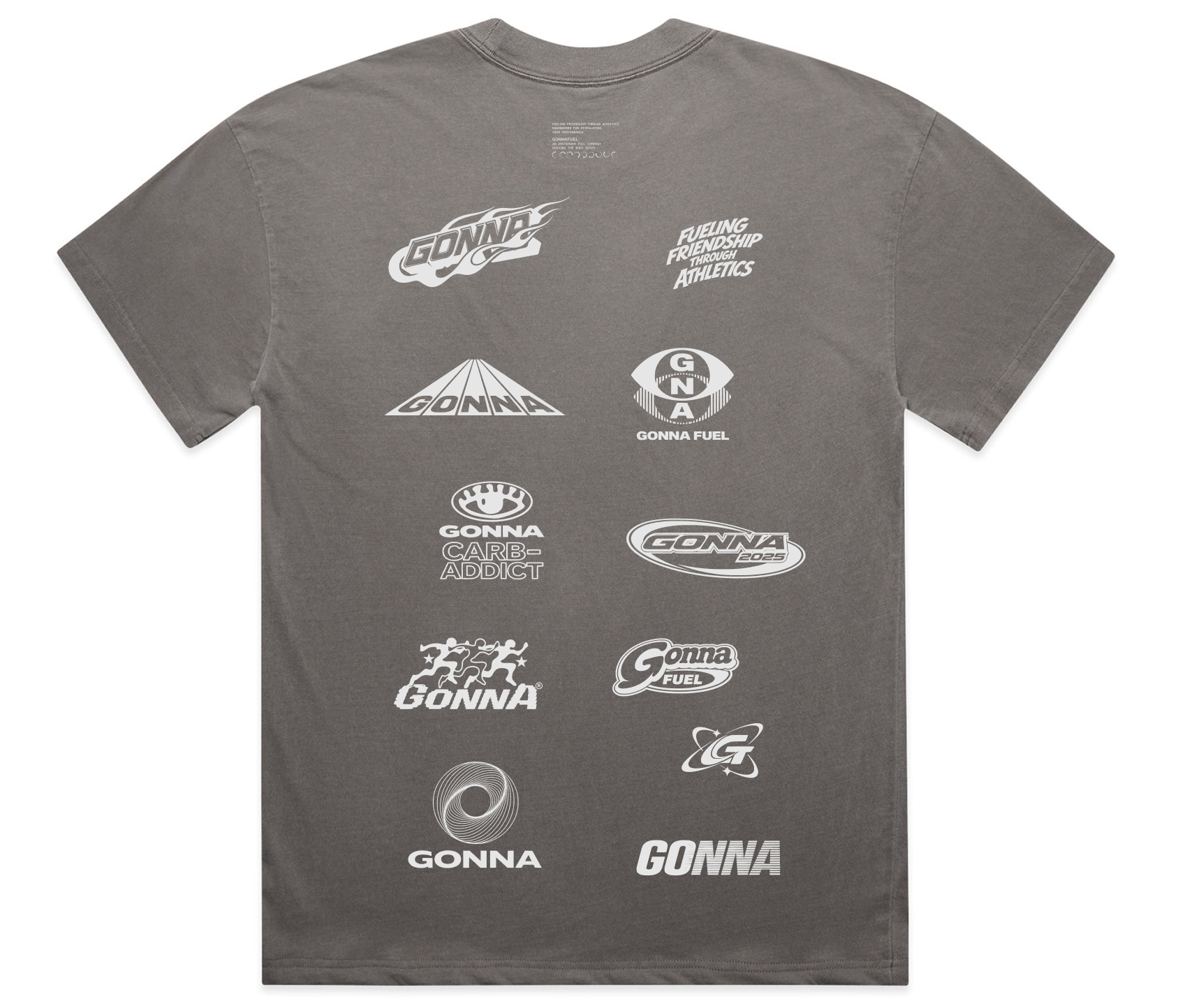 T.O1 Heavy Faded Logo Shirt back